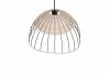 Lampa wisząca pleciona rattanowa kolor naturalny owalna boho rystykalna industrialna minimalistyczna nad stół do salonu sypialni SANDRINE R36211032 Rl